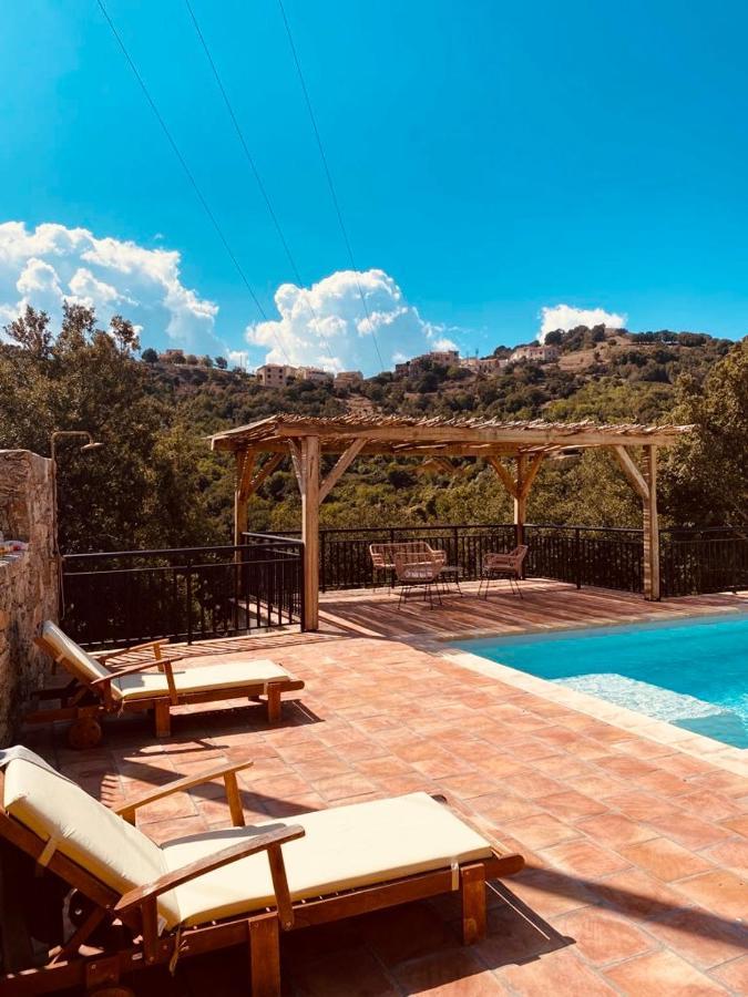 Villa de standing, piscine chauffée,Balagne, Pietralba Extérieur photo